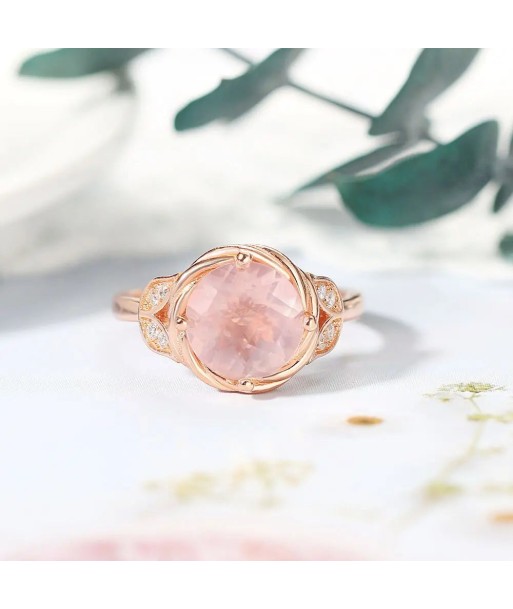 Bague en Quartz rose Venez acheter