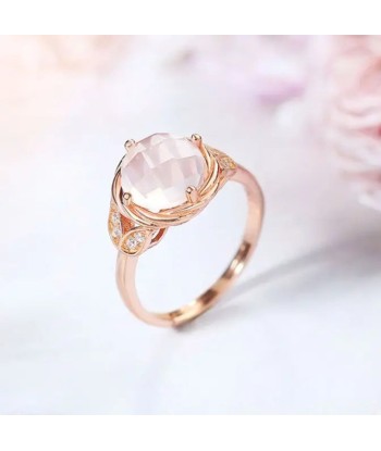 Bague en Quartz rose Venez acheter