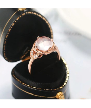 Bague en Quartz rose Venez acheter