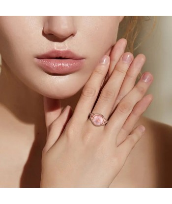 Bague en Quartz rose Venez acheter