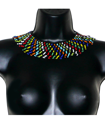 Collier africain traditionnel zoulou prix