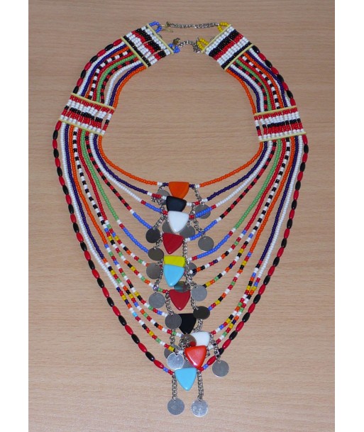 Collier africain traditionnel Massai solde