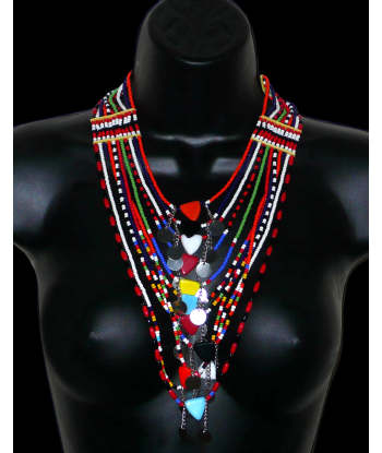 Collier africain traditionnel Massai solde