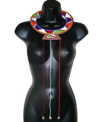 Collier africain tribal traditionnel Massai destockage