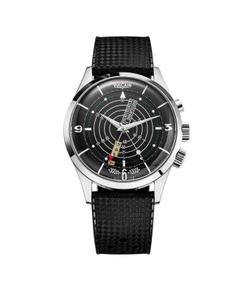 Montre Vulcain - Nautical Heritage 42mm - Black White Luminova sur le site 