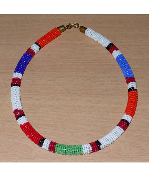 Collier africain tubulaire Massai prix