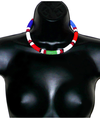 Collier africain tubulaire Massai prix