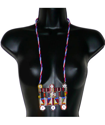 Bijou sautoir africain traditionnel en stock