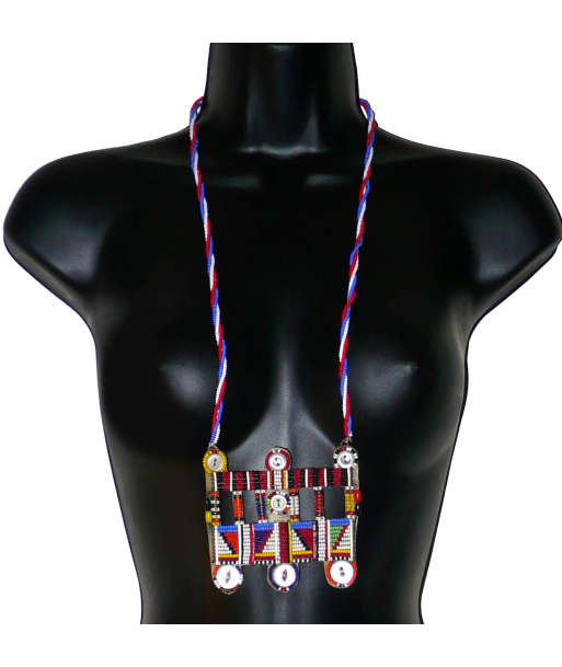 Bijou sautoir africain traditionnel en stock