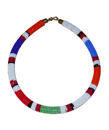 Collier africain tubulaire Massai prix