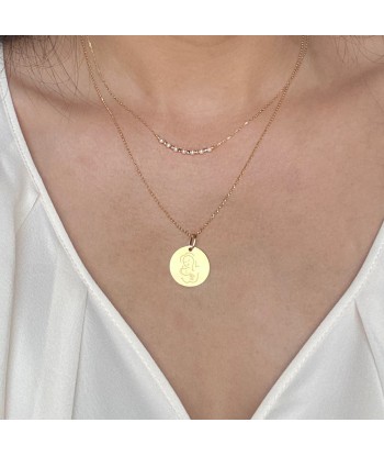 CHILD Medal Necklace - Vermeil - Unconditional Love Vous souhaitez 