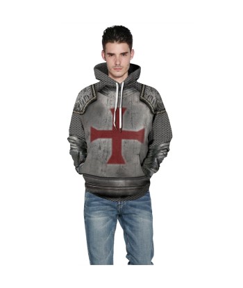 Pull à Capuche Armure de Templier en ligne