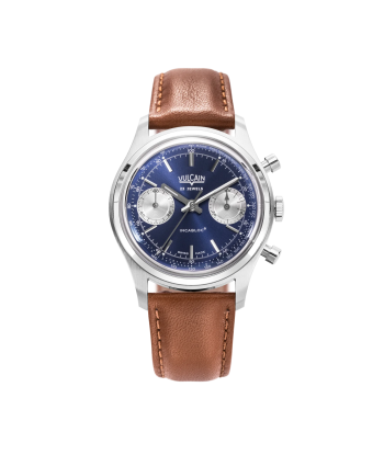 Montre Vulcain - Chronograph 70's 38mm - Blue une grave pollution 