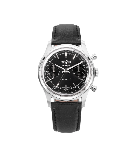 Montre Vulcain - Chronograph 70's 38mm - Black les ligaments