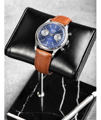 Montre Vulcain - Chronograph 70's 38mm - Blue une grave pollution 