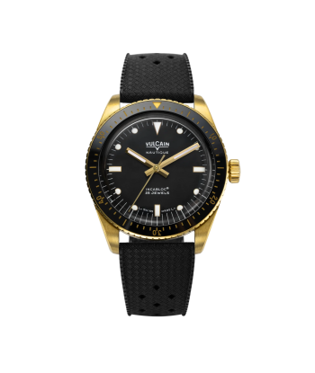 Montre Vulcain - Skindiver Nautique 38mm - Gold & Black les ctes