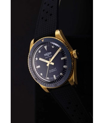 Montre Vulcain - Skindiver Nautique 38mm - Gold & Blue Venez acheter