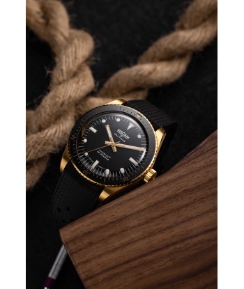 Montre Vulcain - Skindiver Nautique 38mm - Gold & Black les ctes