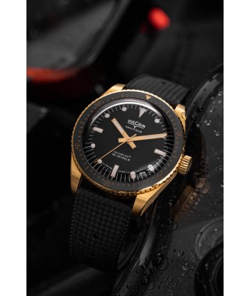 Montre Vulcain - Skindiver Nautique 38mm - Gold & Black les ctes