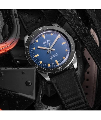 Montre Vulcain - Skindiver Nautique 38mm - Blue (metal bracelet + rubber strap included) france