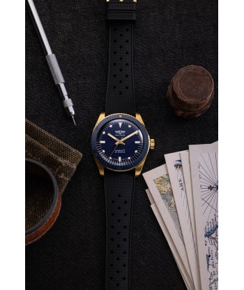 Montre Vulcain - Skindiver Nautique 38mm - Gold & Blue Venez acheter