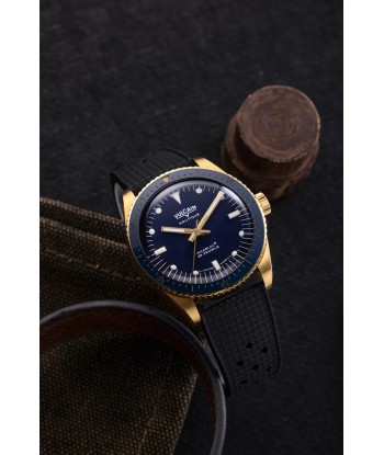 Montre Vulcain - Skindiver Nautique 38mm - Gold & Blue Venez acheter