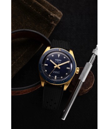 Montre Vulcain - Skindiver Nautique 38mm - Gold & Blue Venez acheter