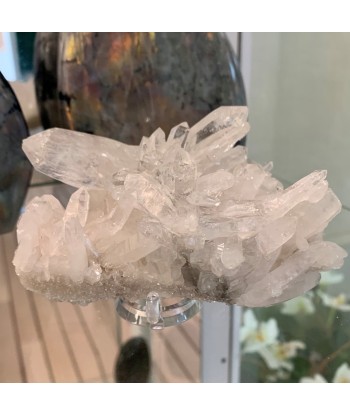 Amas de quartz cristal de roche pour collectionneur, une merveille ! france