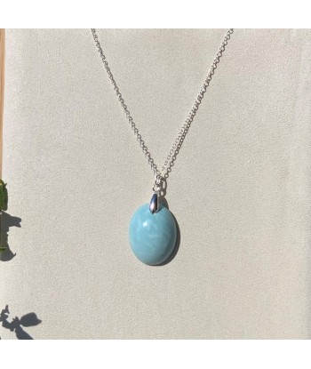 Pendentif turquoise naturelle de Madagascar, la dickite, la pierre de bonne fortune commande en ligne