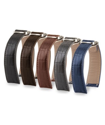 Ebel - Bracelet de montre cuir - Alligator (noir, gris, marron, bleu...) En savoir plus