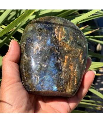 Pierre labradorite bleue de 800g, "la pierre du thérapeute" en ligne des produits 