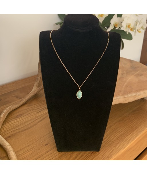 Collier amazonite naturelle, un bijoux d'été délicat À commander