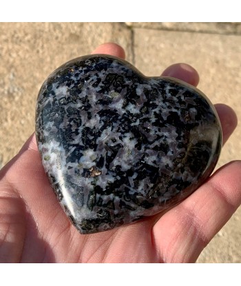 Coeur en gabbro "merlinite mystique", cœur en ligne des produits 