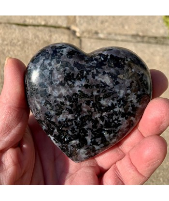 Coeur en gabbro "merlinite mystique", cœur en ligne des produits 