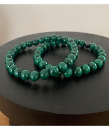 Bracelet malachite naturelle, la pierre anti-douleurs basket pas cher