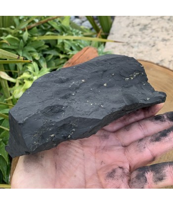 Grande shungite naturelle authentique, un magnifique bloc de shungite brute Venez acheter