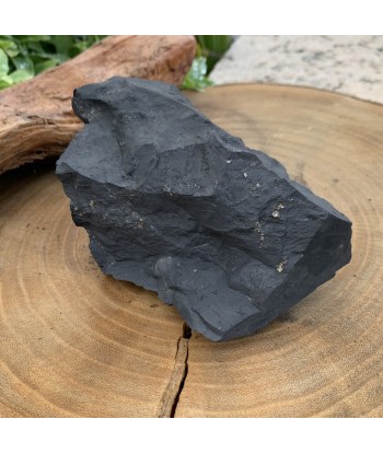 Grande shungite naturelle authentique, un magnifique bloc de shungite brute Venez acheter