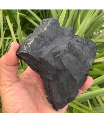 Grande shungite naturelle authentique, un magnifique bloc de shungite brute Venez acheter