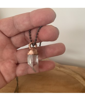 Pendentif cristal de roche "le maitre guérisseur" pour homme et femme commande en ligne