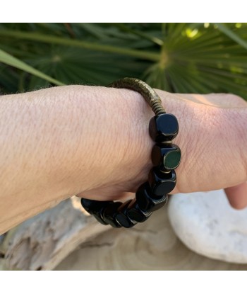 Bracelet en obsidienne noire Voir les baskets