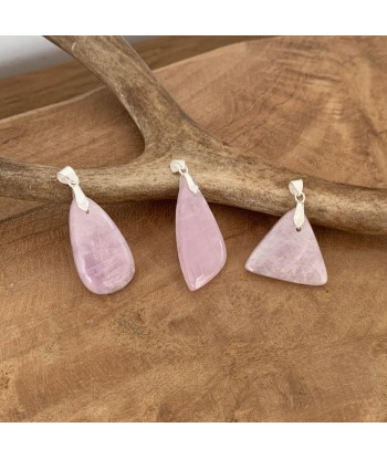 Pendentif Kunzite, qualité extra, véritable kunzite rembourrage situé sous