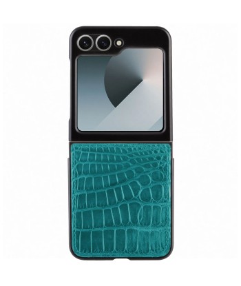 Coque cuir pour Samsung Galaxy Z Flip 5, 6 - Alligator de France