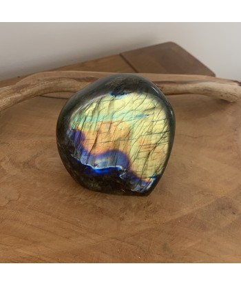 Magnifique Labradorite de forme libre polie, 427g Feldspath, multi couleur solde