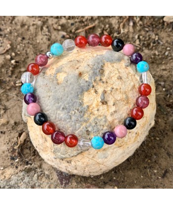 Bracelet chemin de vie en perles naturelles SUR COMMANDE, lithothérapie et numérologie Livraison rapide