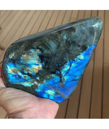 Large blue labradorite stone 1kg496g de votre