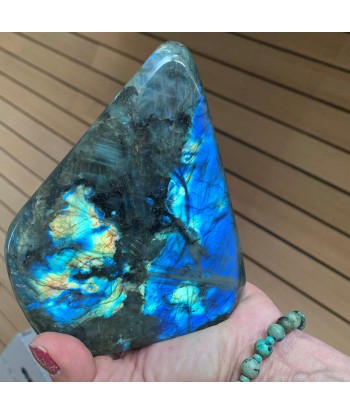 Large blue labradorite stone 1kg496g de votre