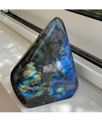 Large blue labradorite stone 1kg496g de votre