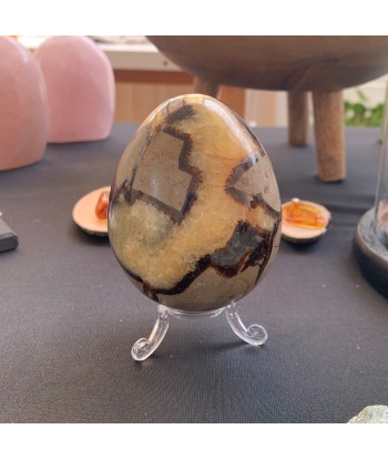 Septaria egg and yellow calcite of 530g JUSQU'A -70%! 