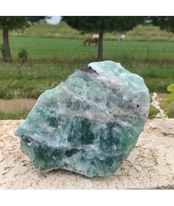 Large Raw Rainbow Fluorite from Brazil, 4kg 200g Natural Fluorite! rare coin Découvrez la collection