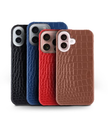 Coque cuir "Slim" pour iPhone 16 ( Tous modèles )  - Alligator Venez acheter